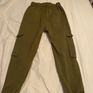 Hunter Green Cargo Pants.